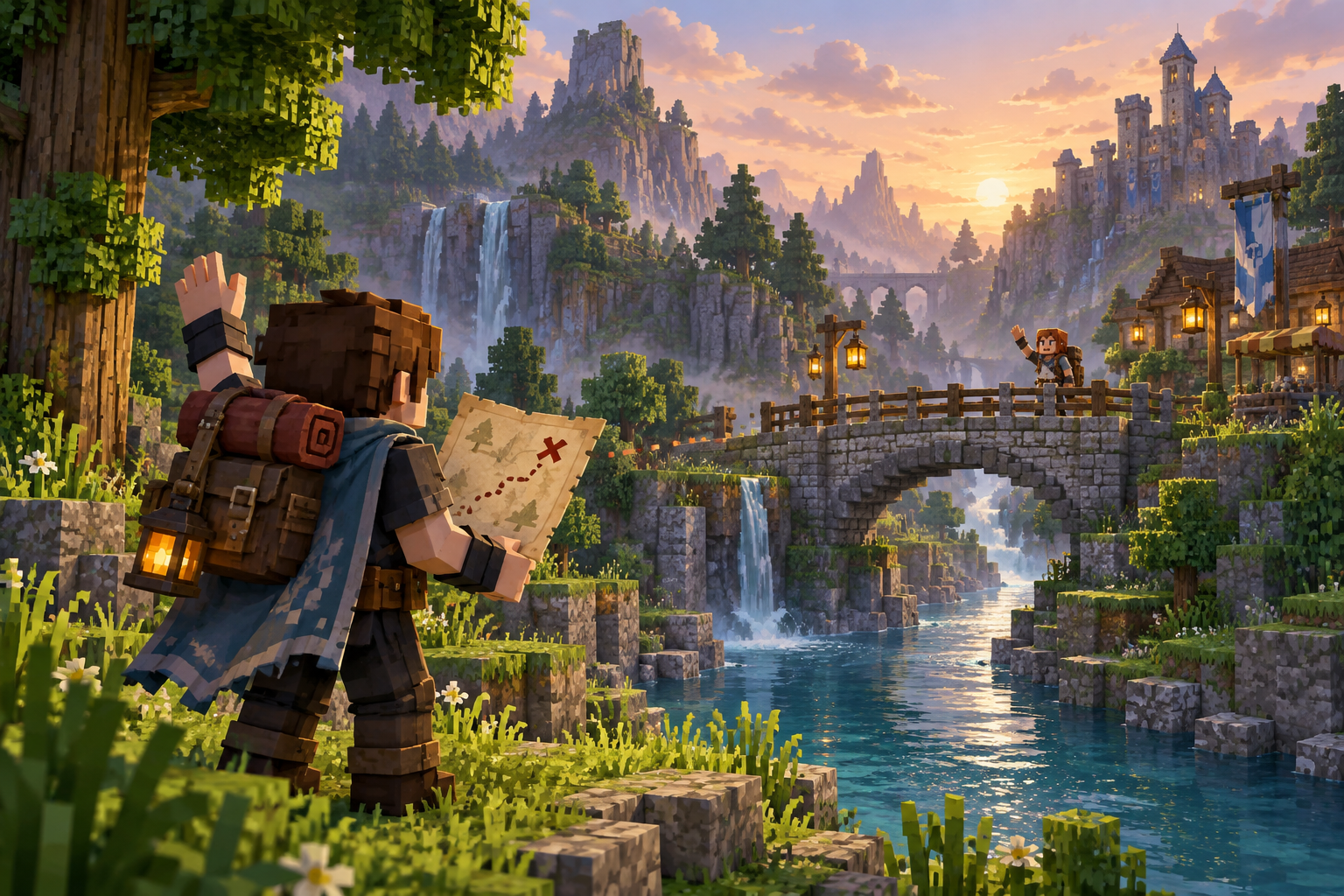 Artwork for Map Navigation: Track an online player and travel to players or personal map waypoints.