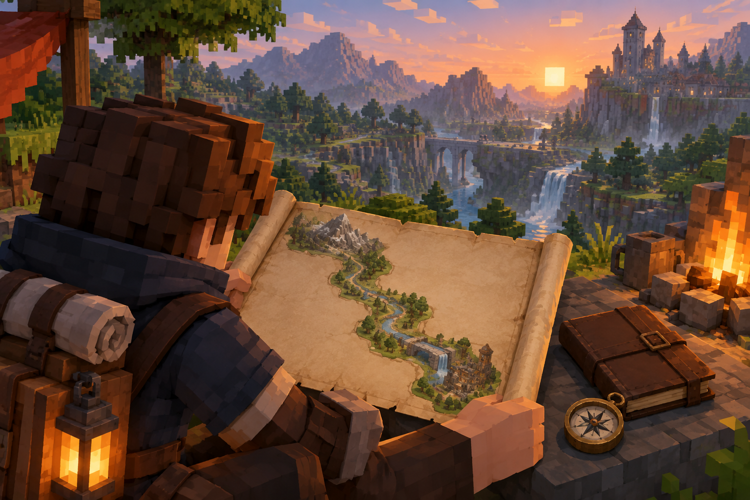 Artwork for Persistent Map: Retains each player's delivered native exploration tiles separately per world through travel, reconnects and restarts.